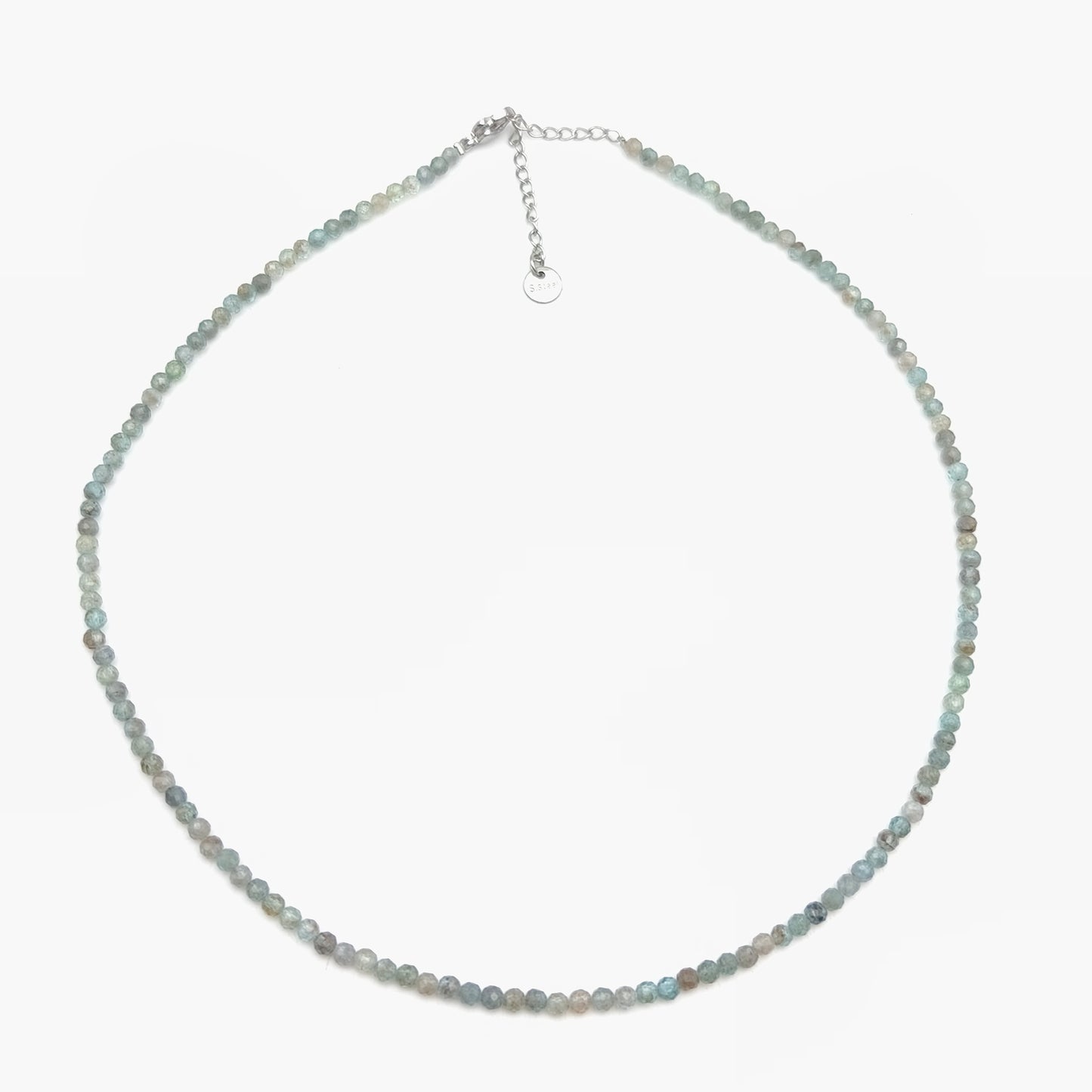 Collar de cuentas facetadas - Apatita EXTRA (3 mm)