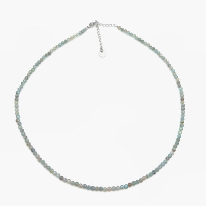 Collar de cuentas facetadas - Apatita EXTRA (3 mm)