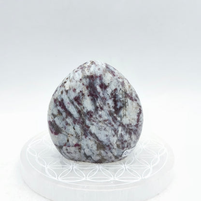 Forme libre - Tourmaline rose et quartz