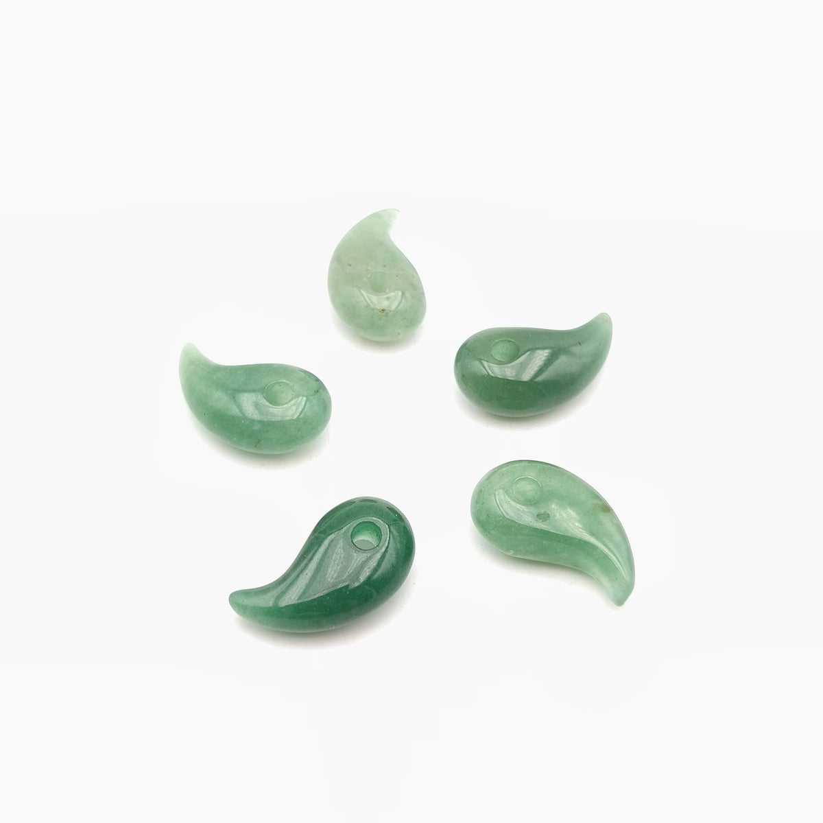 Pendentif Magatama Aventurine verte