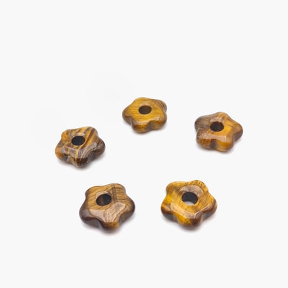 Pendentif Fleur Oeil de tigre