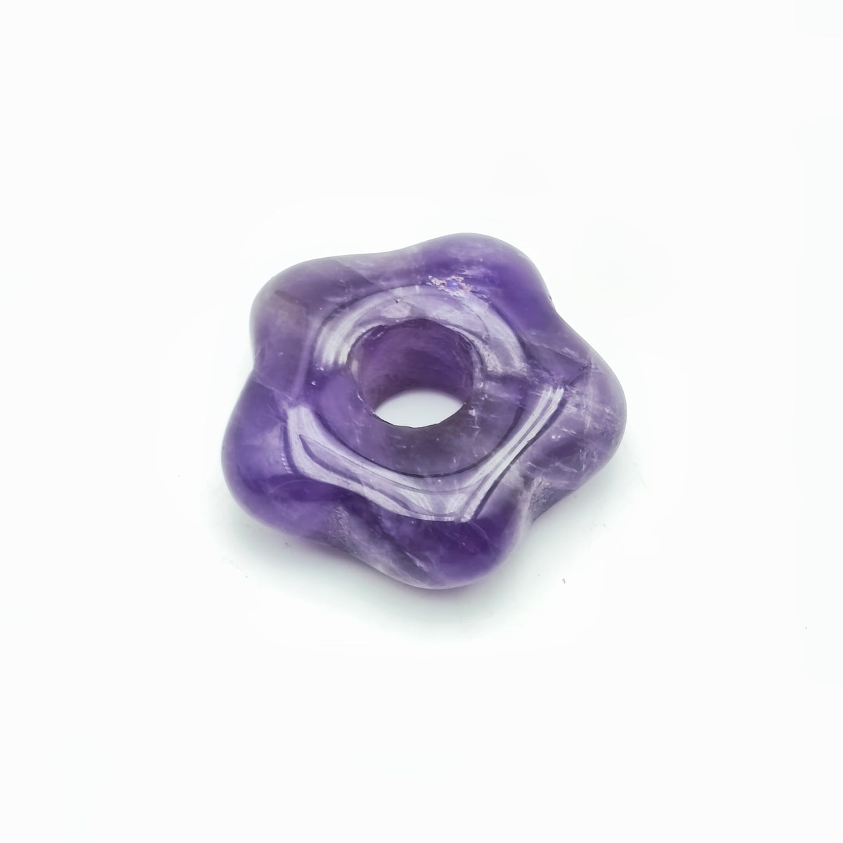 Pendentif Fleur Améthyste naturelle