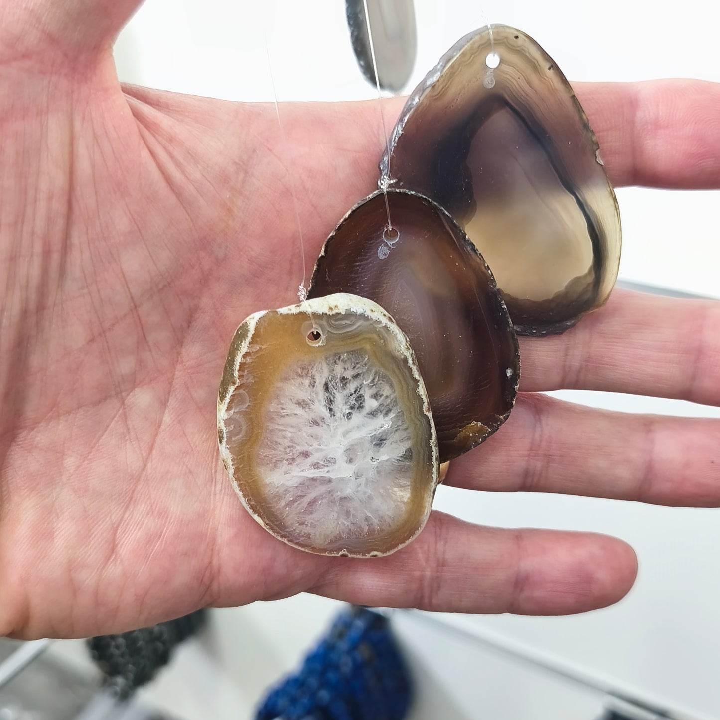 Carillon - Agates Naturelles (5 x 3 cm)