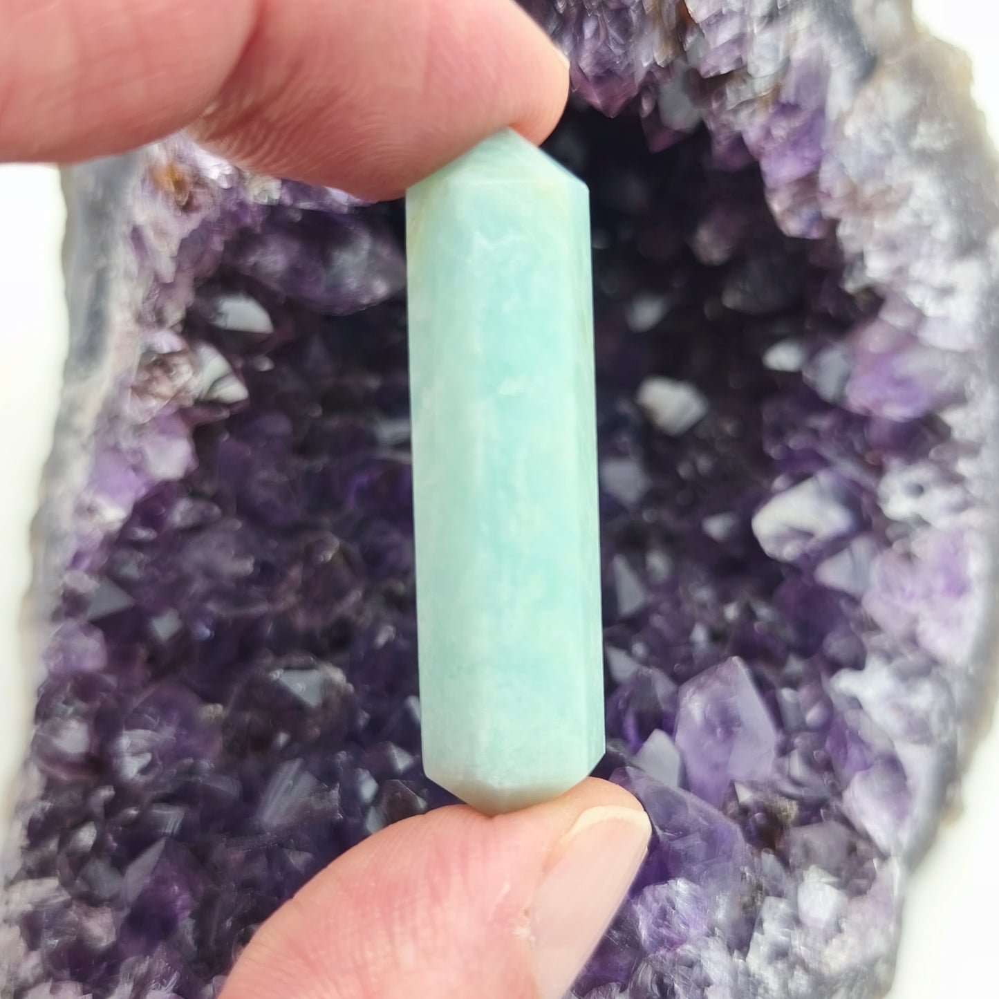 Pointe Biterminée - Amazonite (4/5 cm)