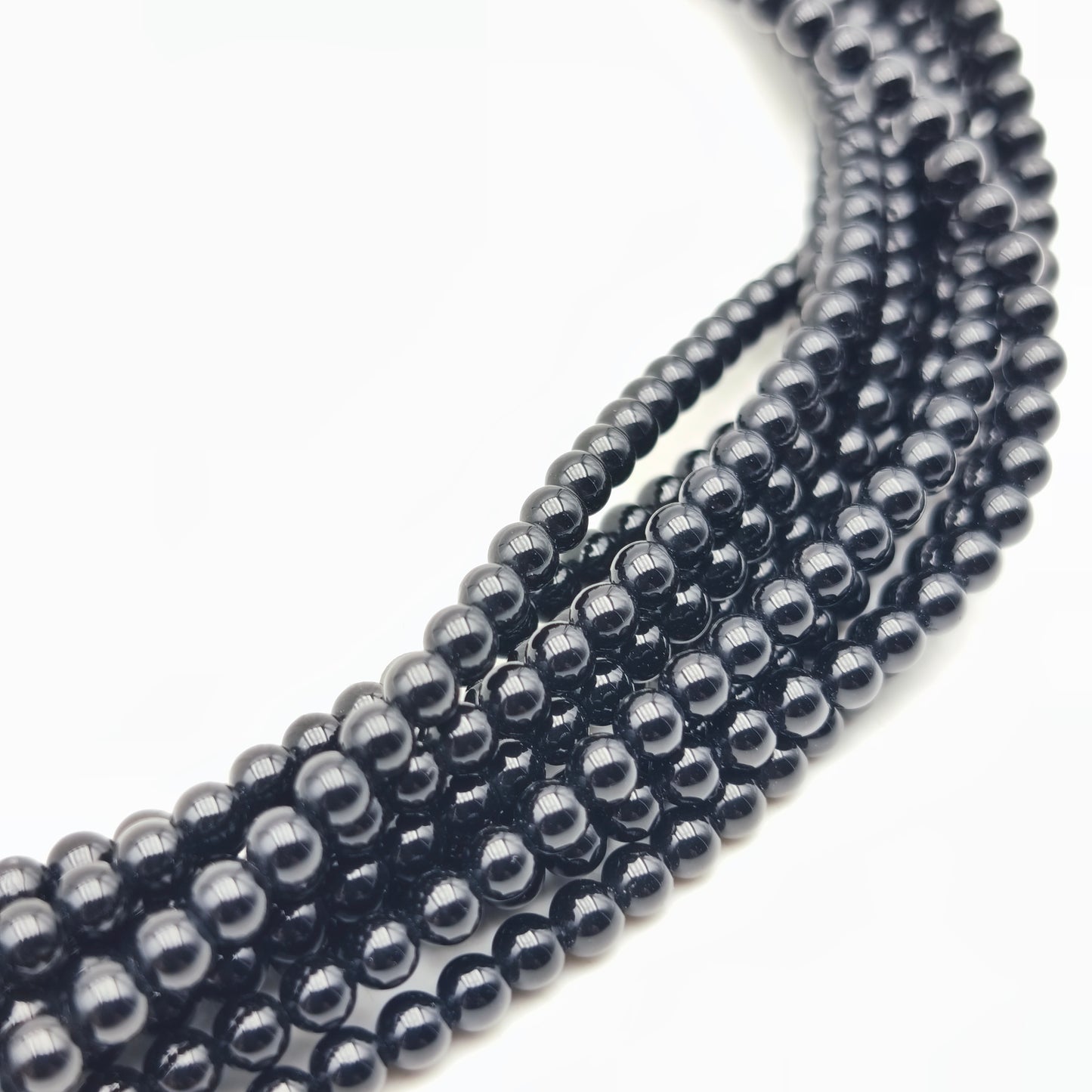 Rang de perles - Onyx (4 mm)