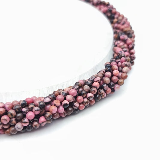 Rang de perles - Rhodonite (4 mm)