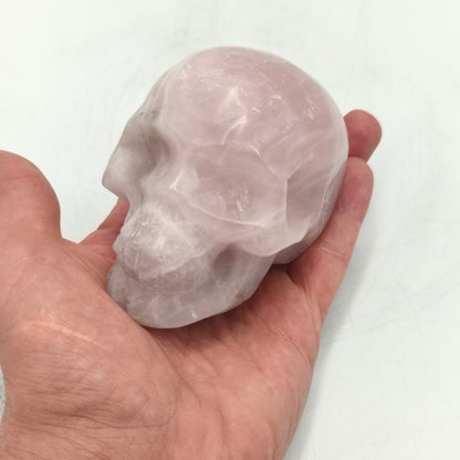 Crane - Quartz Rose - 9 cm