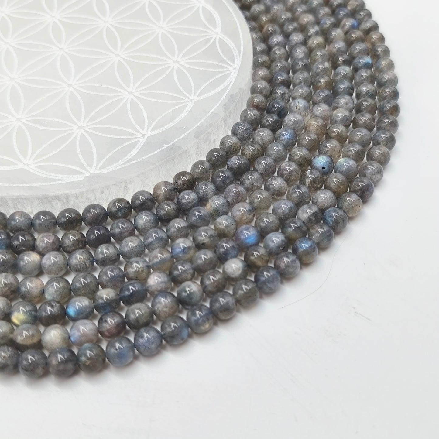 Rang de perles - Labradorite (8 mm) Qual. AA