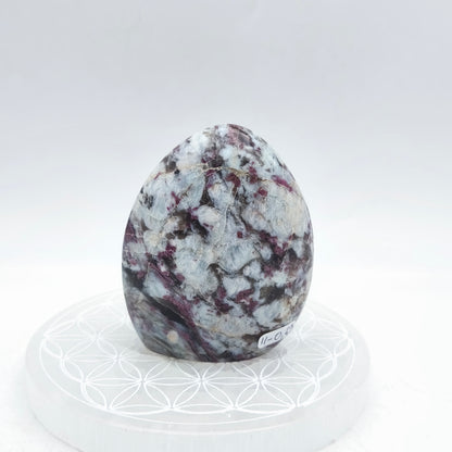 Forme libre - Tourmaline rose et quartz