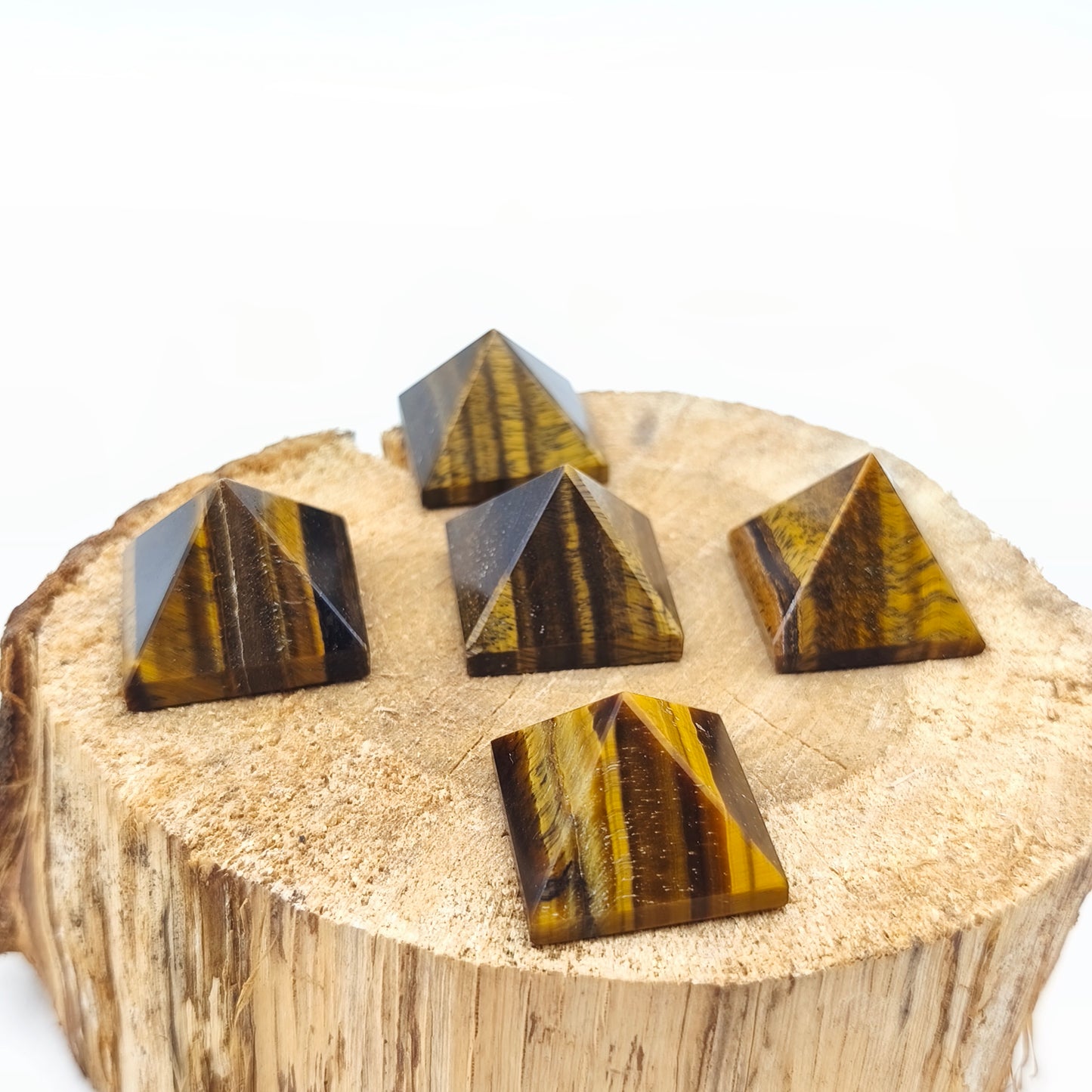 Pyramide - Oeil de tigre - 2,5 cm