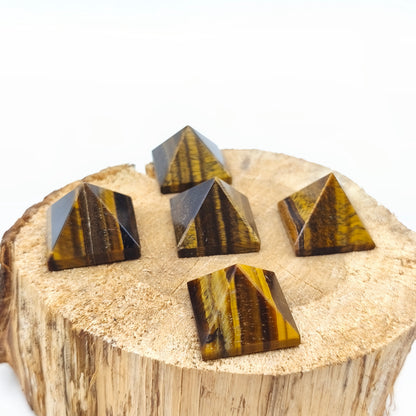 Pyramide - Oeil de tigre - 2,5 cm