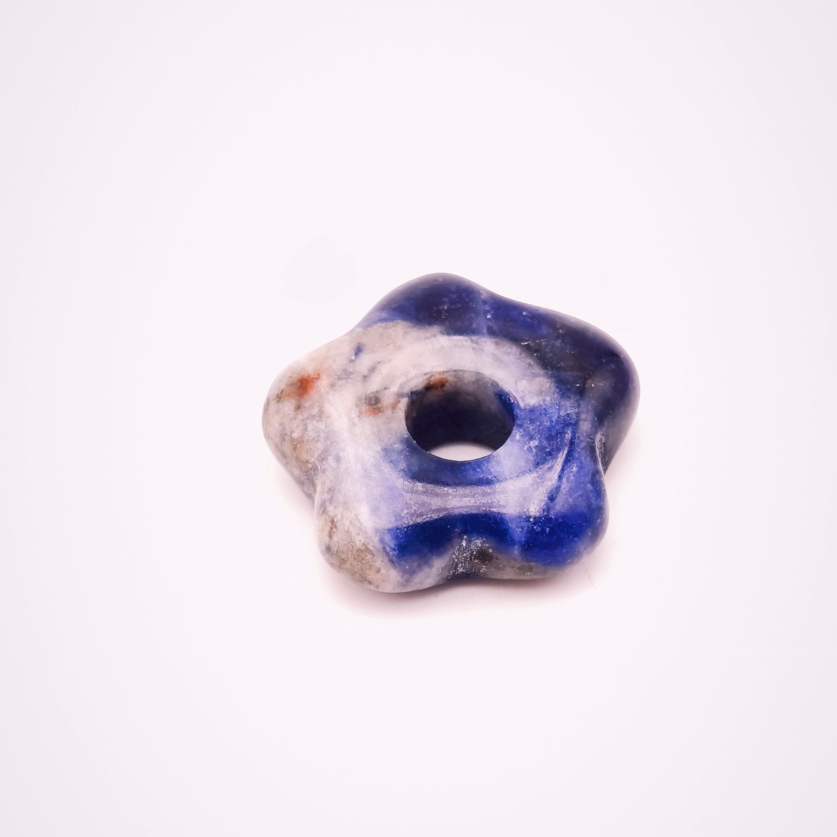 Pendentif Fleur Sodalite