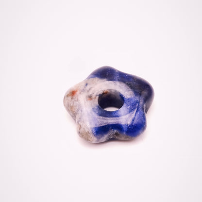 Pendentif Fleur Sodalite