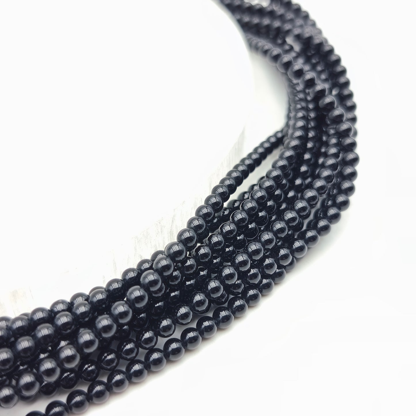 Rang de perles - Onyx (4 mm)