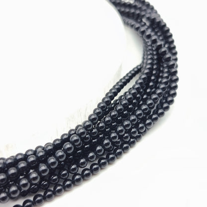 Rang de perles - Onyx (4 mm)