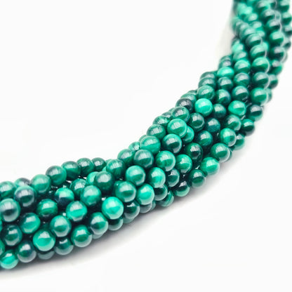 Rang de perles - Malachite (4 mm)