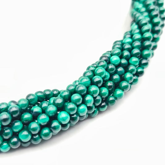 Rang de perles - Malachite (4 mm)