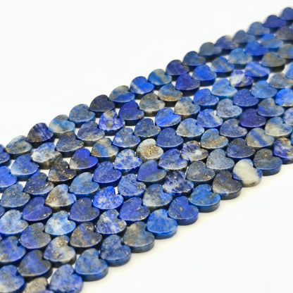 Rang de perles cœur - Lapis lazuli (6 mm)