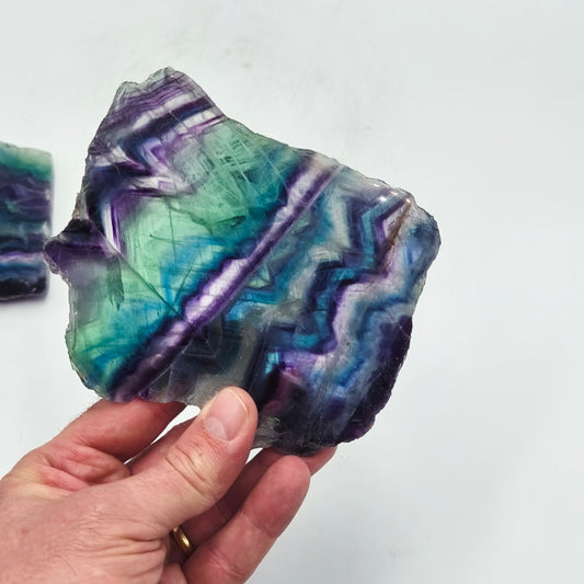 Tranche de Fluorite multicolore - 1 Kg
