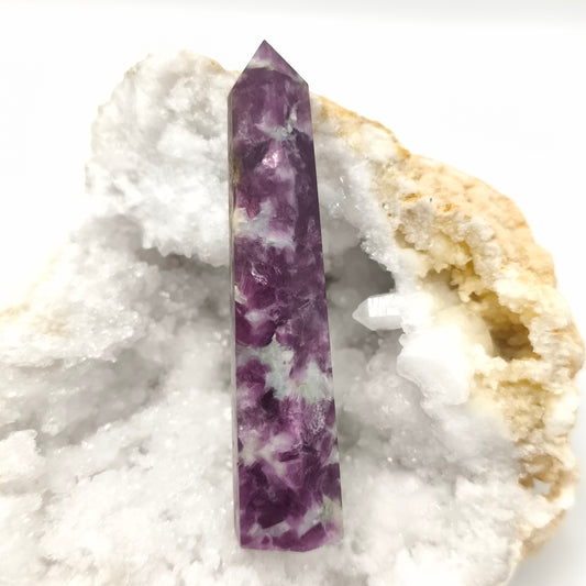 Pointe - Lépidolite (9/10 cm)
