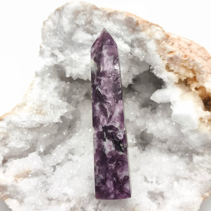 Pointe - Lépidolite (8/9 cm)
