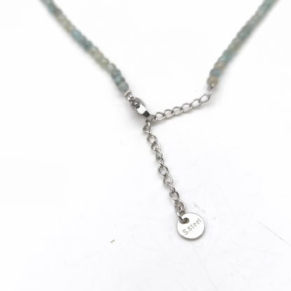 Collier perles facettées - Apatite EXTRA (3 mm)