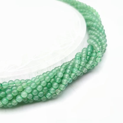 Rang de perles - Aventurine verte (4 mm)