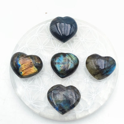 Petit Coeur - Labradorite - Taille GG