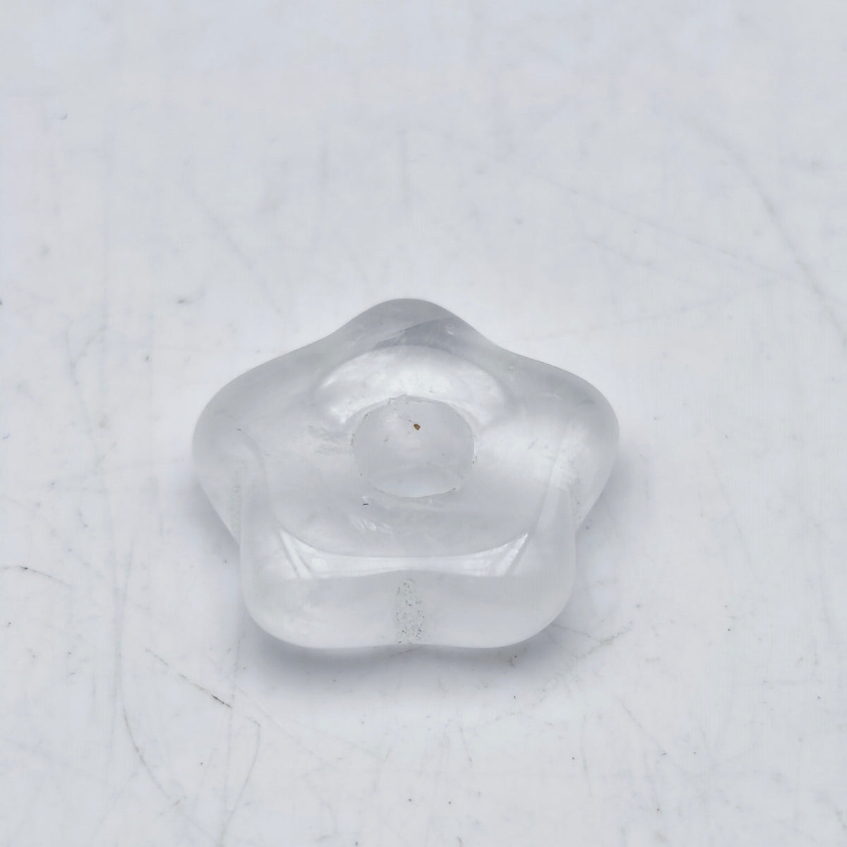 Pendentif Fleur Cristal de roche