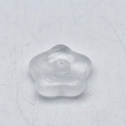 Pendentif Fleur Cristal de roche