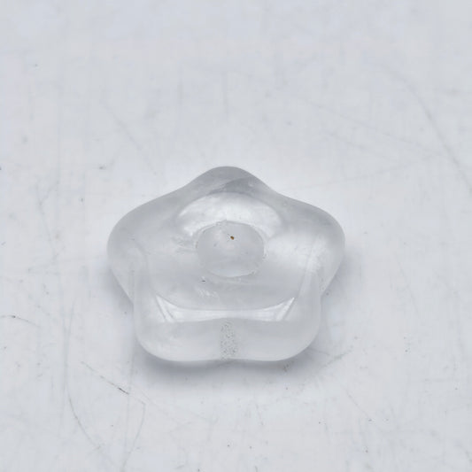 Pendentif Fleur Cristal de roche
