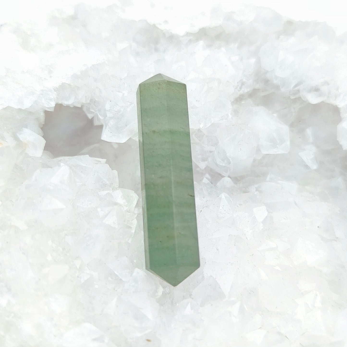 Pointe Biterminée - Aventurine verte (4/5 cm)