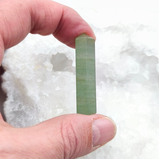 Pointe Biterminée - Aventurine verte (4/5 cm)