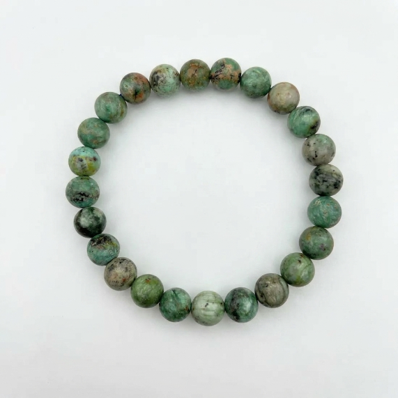 Bracelet en perles - Turquoise (8 mm)